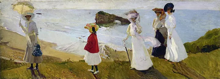 Paseo del faro, Joaquín Sorolla