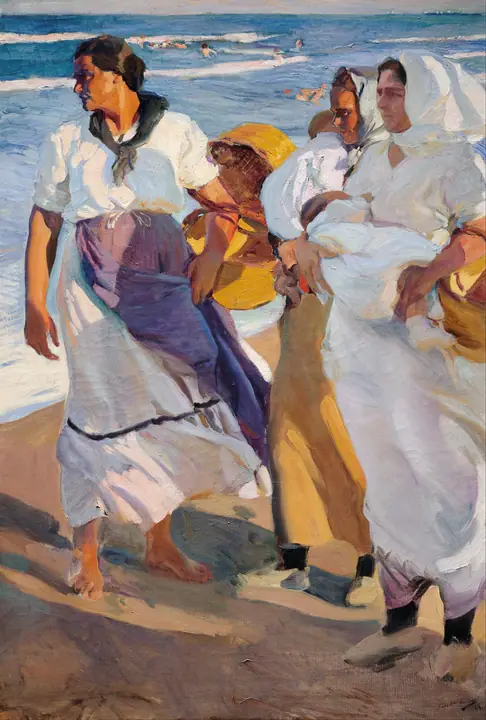 Pescadoras valencianas, Joaquín Sorolla
