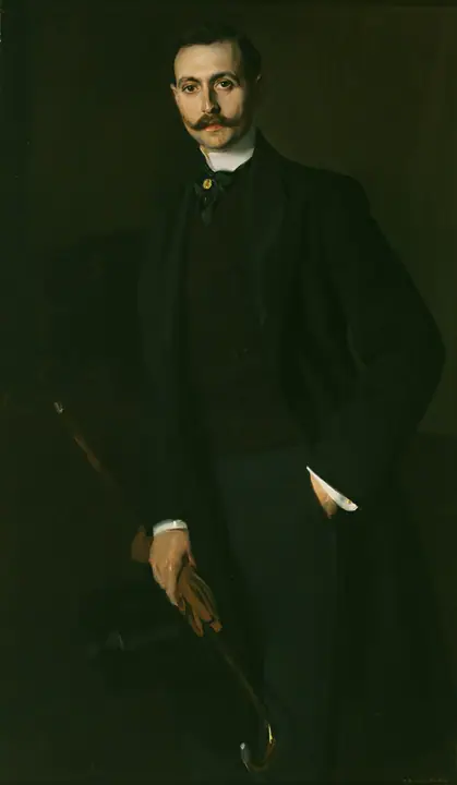 Retrato de Aureliano de Beruete, Joaquín Sorolla