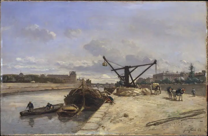 Vista desde el Quai d'Orsay, Johan Barthold Jongkind