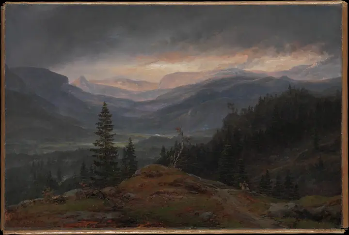Vista de Hallingdal, Johan Christian Dahl