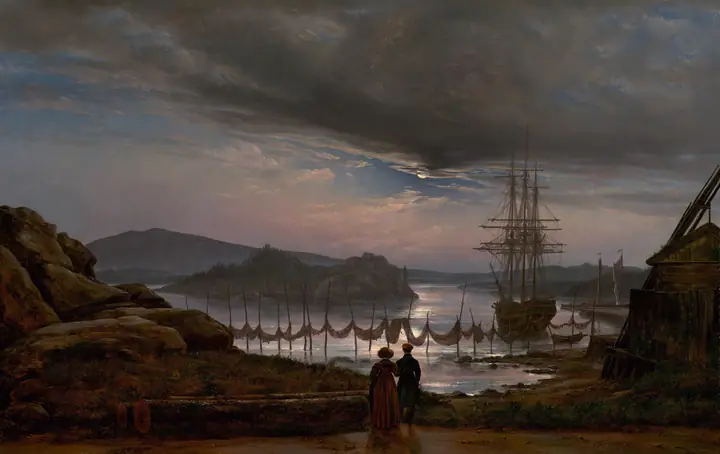 Vista de Vaekero cerca de Christiania, Johan Christian Dahl