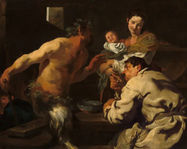 El sátiro y el campesino, Johann Liss