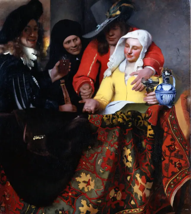La alcahueta, Johannes Vermeer