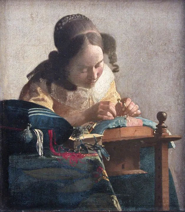 La encajera, Johannes Vermeer