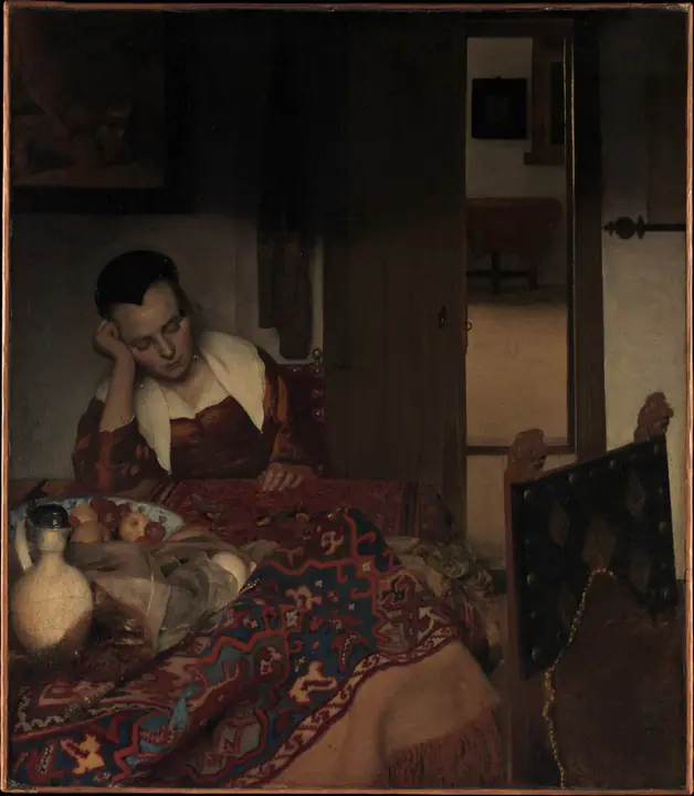 Sirvienta dormida, Johannes Vermeer