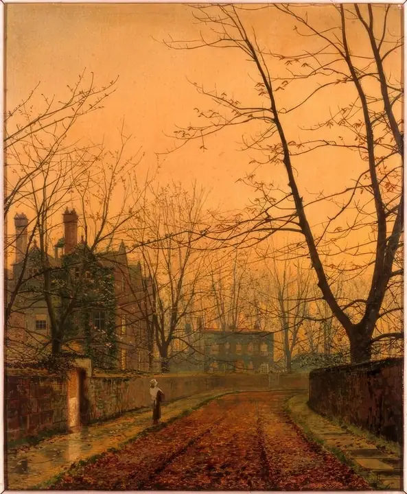 Oro de otoño, John Atkinson Grimshaw