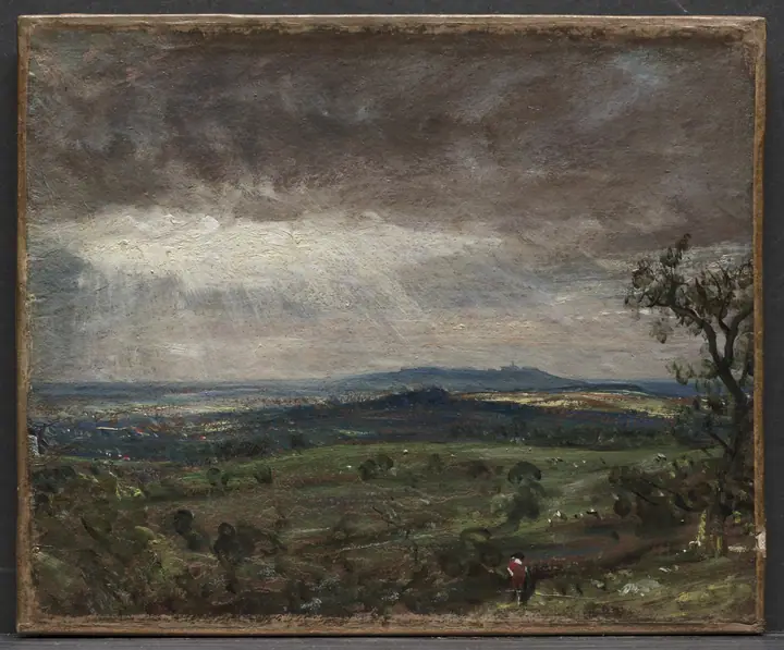 Hampstead Heath, mirando hacia Harrow, John Constable