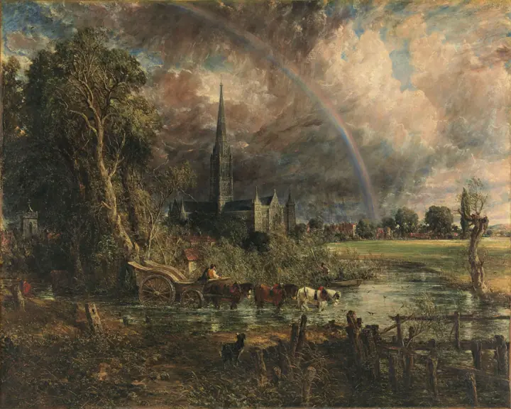 La catedral de Salisbury desde los prados, John Constable