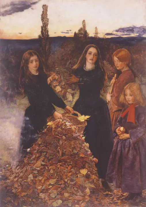 Hojas de otoño, John Everett Millais