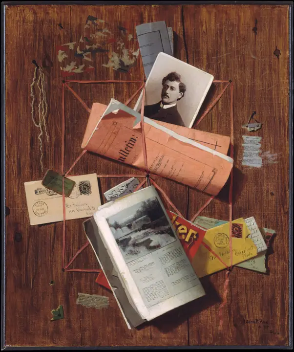 Tablero de oficina, John F. Peto