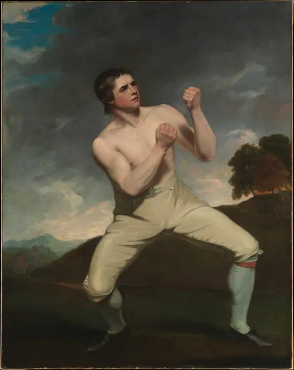 Richard Humphreys, el boxeador, John Hoppner