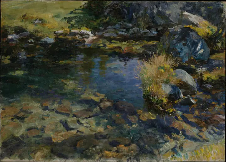 Alberca alpina, John Singer Sargent