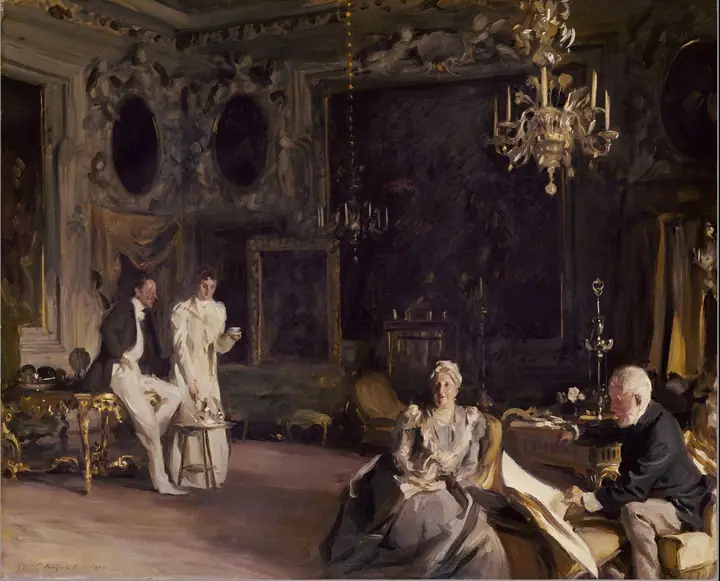 Interior en Venecia, John Singer Sargent