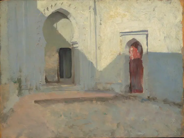 Patio, Tetuán, Marruecos, John Singer Sargent