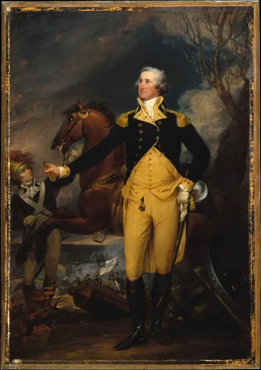 George Washington antes de la batalla de Trenton, John Trumbull