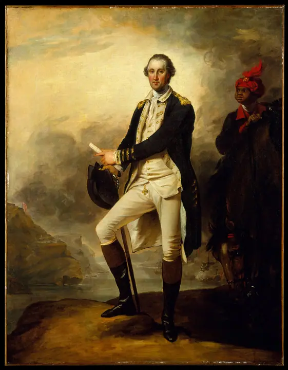 George Washington y William Lee (George Washington), John Trumbull
