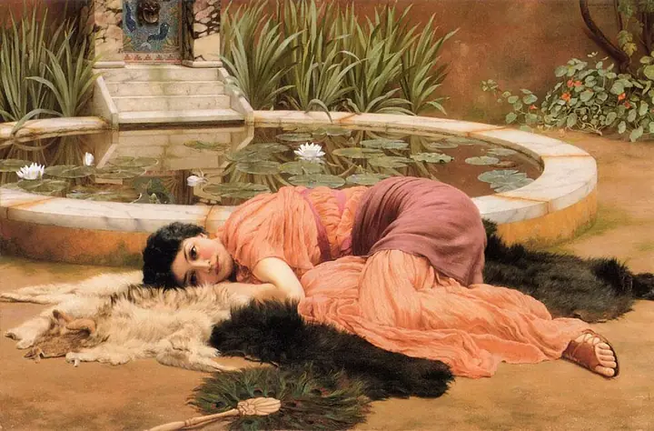 Dulce inactividad, John William Godward