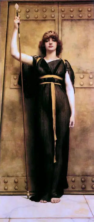 Una sacerdotisa, John William Godward