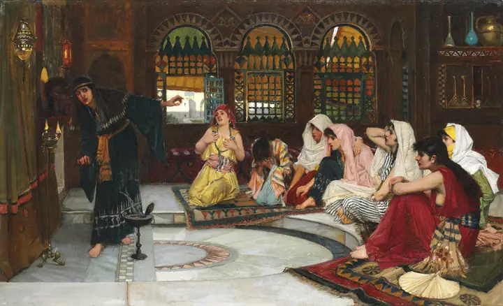 Consultando el oráculo, John William Waterhouse