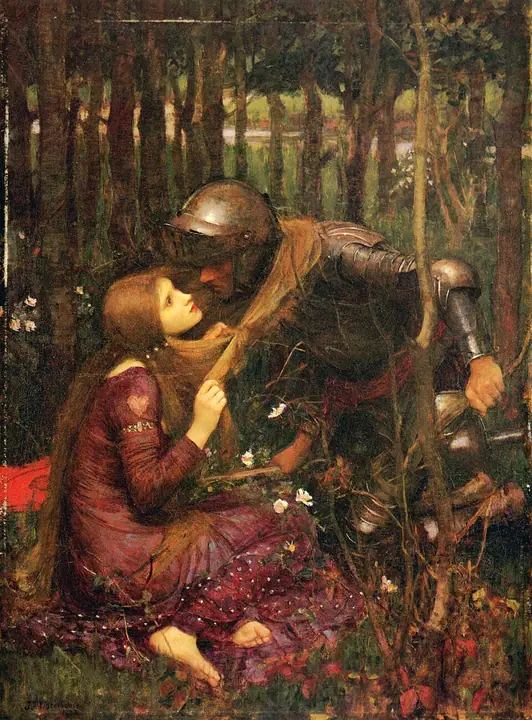La bella dama sin piedad, John William Waterhouse