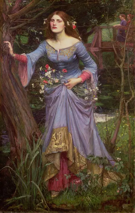Ofelia (estudio final), John William Waterhouse