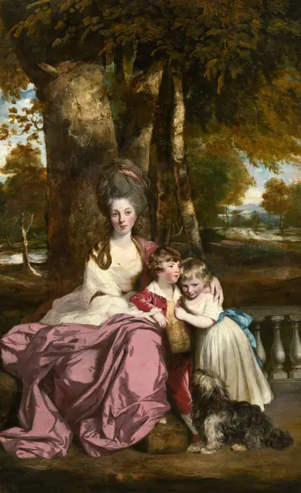 Lady Elizabeth Delmé y sus hijos, Joshua Reynolds