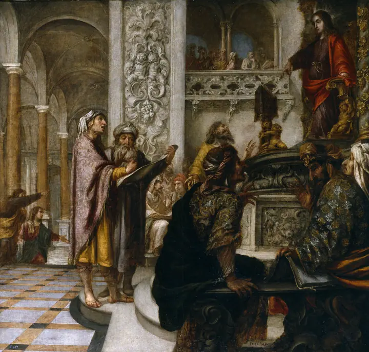 Jesús disputando con los doctores, Juan de Valdés Leal