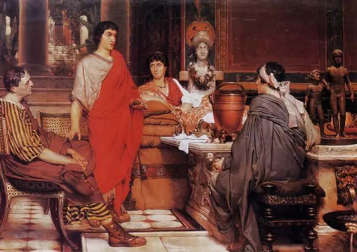 Catulo en la casa de Lesbia, Lawrence Alma-Tadema