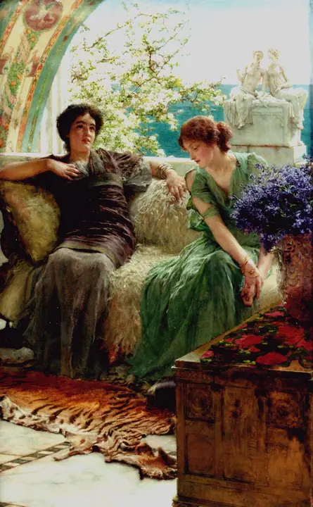 Confidencias infructuosas, Lawrence Alma-Tadema
