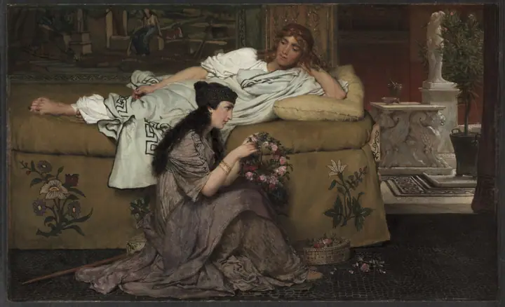 Glauco y Nidia, Lawrence Alma-Tadema