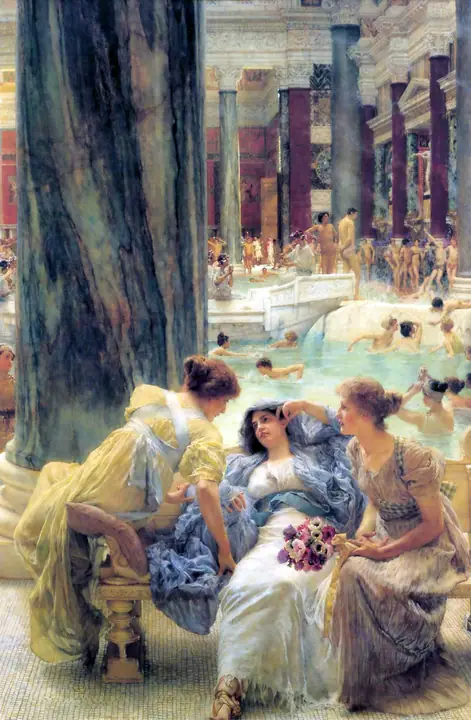 Las termas de Caracalla, Lawrence Alma-Tadema