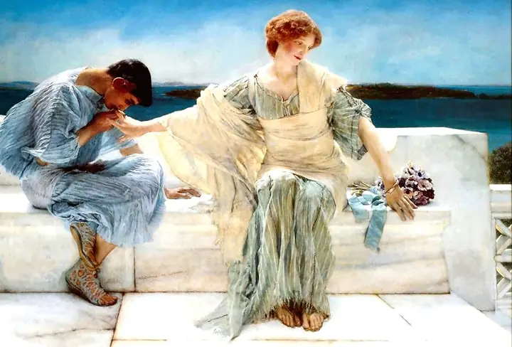No me preguntes más, Lawrence Alma-Tadema
