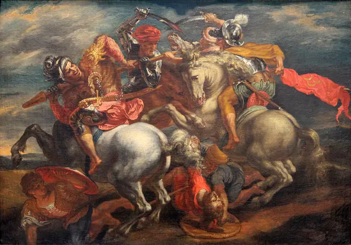 Batalla de Anghiari (Copia de Rubens), Leonardo da Vinci