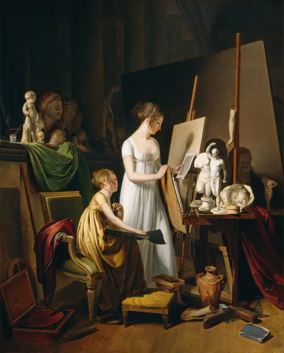 El estudio de un pintor, Louis-Léopold Boilly
