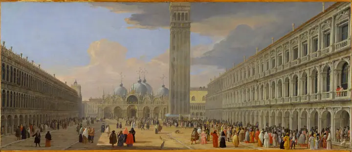 La Plaza de San Marcos, Venecia, Luca Carlevaris