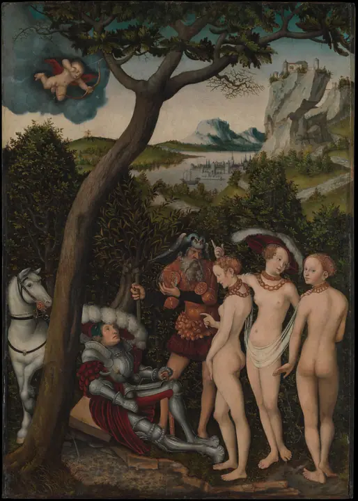 El juicio de Paris, Lucas Cranach el Viejo