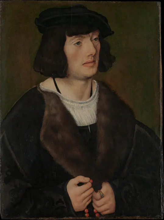 Retrato de un hombre con rosario, Lucas Cranach el Viejo