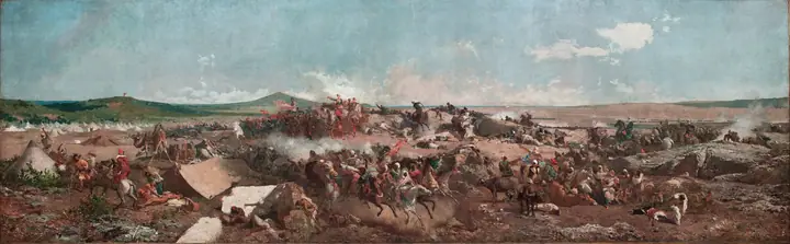 Boceto de la batalla de Tetuán, Marià Fortuny