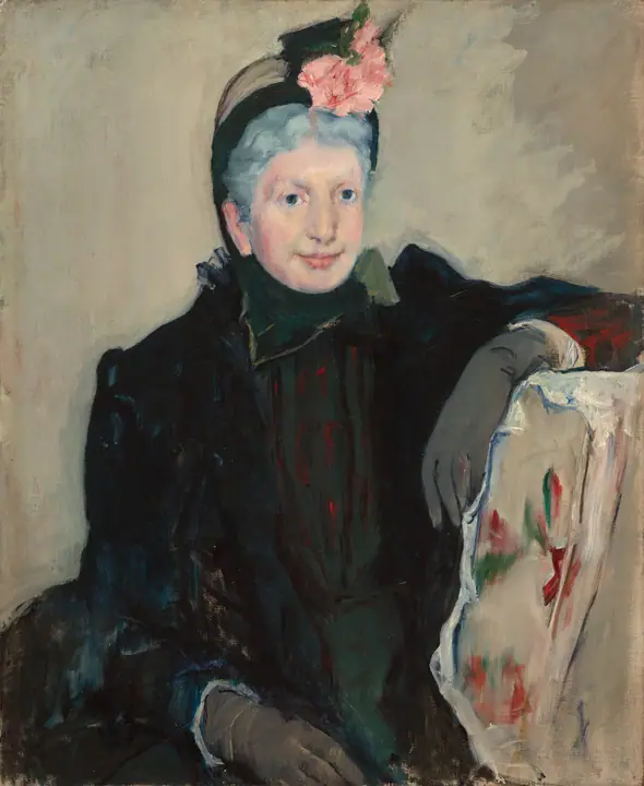 Retrato de una dama, Mary Cassatt