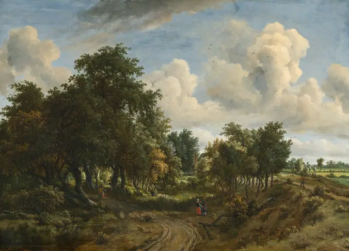 Paisaje boscoso, Meindert Hobbema