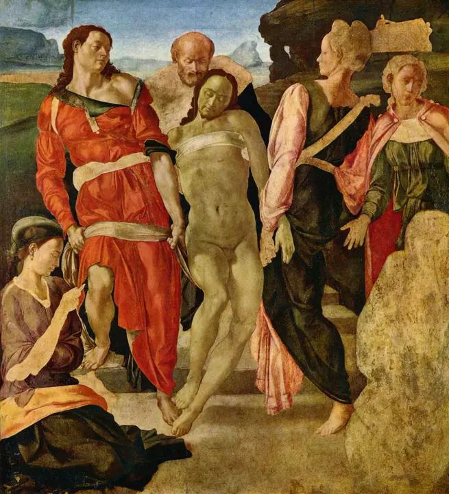 Entierro, Michelangelo Buonarroti