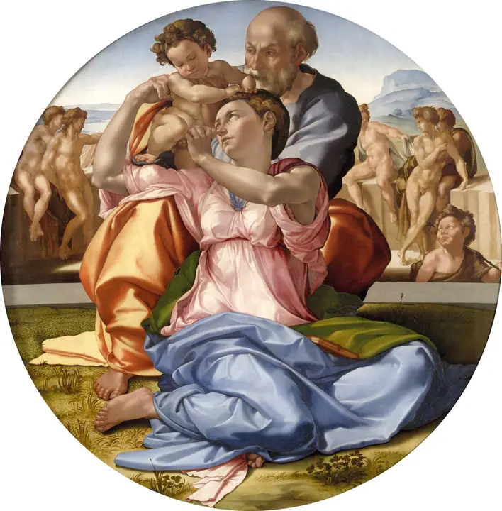 La Sagrada Familia o Tondo Doni, Michelangelo Buonarroti