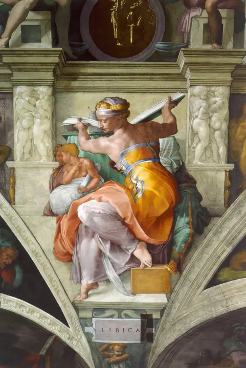 La Sibila Libia, Michelangelo Buonarroti