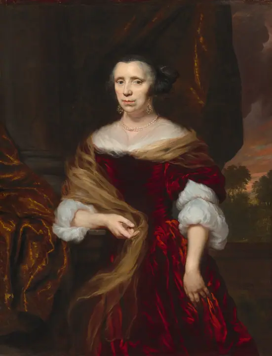 Retrato de una dama, Nicolaes Maes
