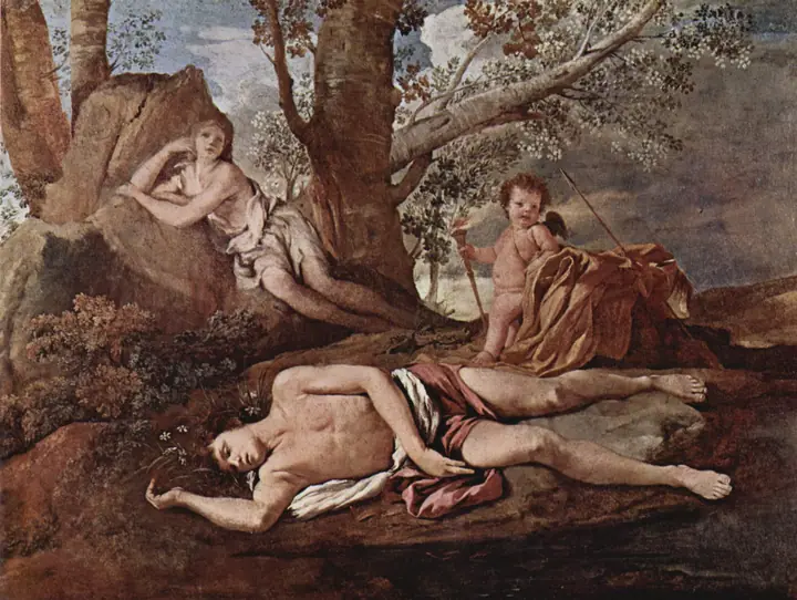 Eco y Narciso, Nicolas Poussin