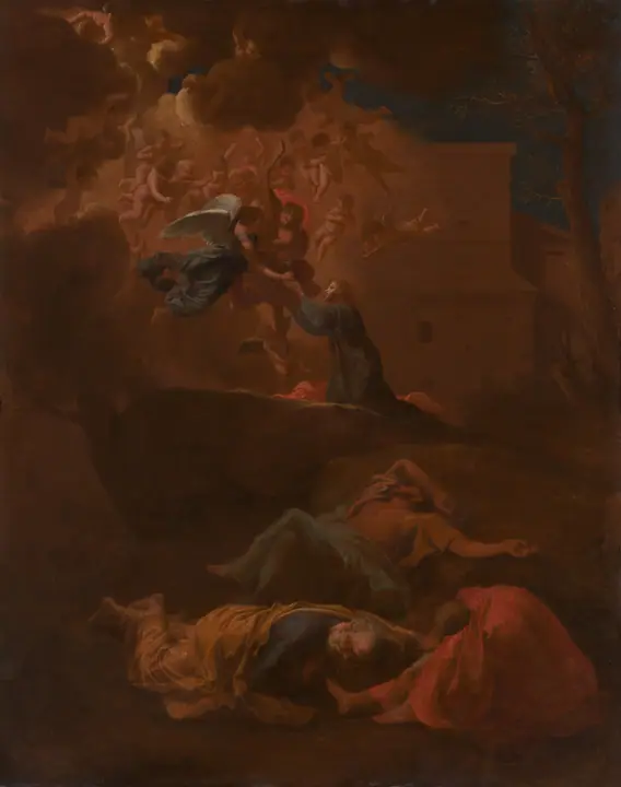 La agonía en el huerto, Nicolas Poussin