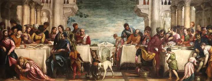 Banquete en la casa de Simón Fariseo, Paolo Veronese