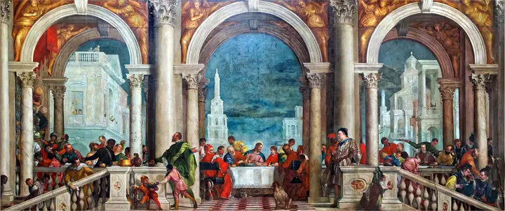 Cena en casa de Leví, Paolo Veronese