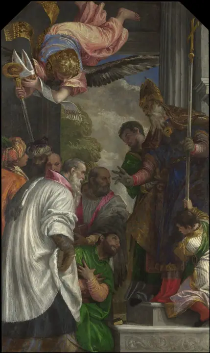 Consagración de San Nicolás, Paolo Veronese